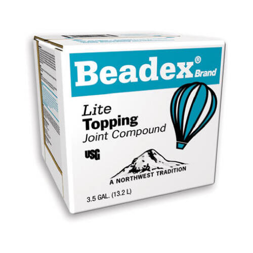 USG Beadex 385262 Joint Compound White Lite Topping 3.5 gal White