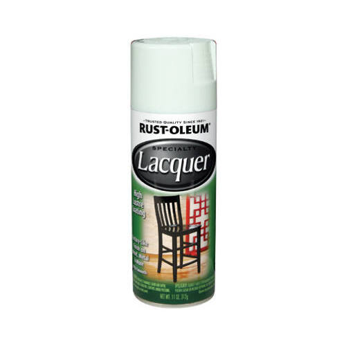 SPECIALTY Lacquer Spray Paint, Gloss, Liquid, White, 11 oz, Aerosol Can