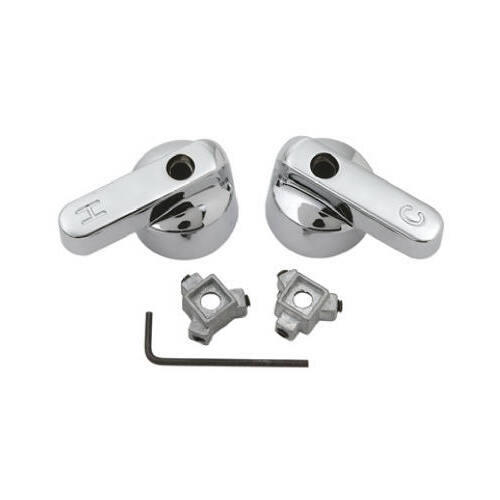 Faucet Handles For Universal Chrome Sink and Tub and Shower Chrome