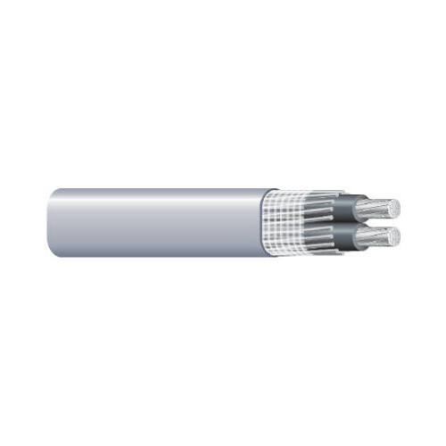 Southwire 13088002-XCP200 Service Entrance Cable, 3 -Conductor, Aluminum Conductor, PVC Insulation, Gray Sheath, 600 V - pack of 200