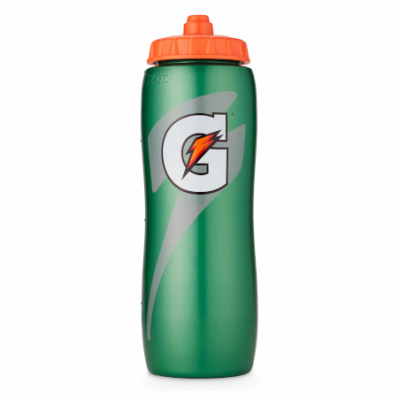 Gatorade 5200042535 Squeeze Bottle Plastic 32 oz Contour Green BPA Free Green