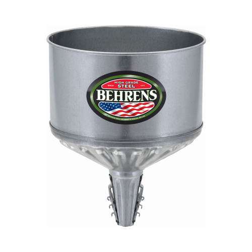 Behrens GTF123 Funnel Silver 11-7/8" H Steel 256 oz Silver