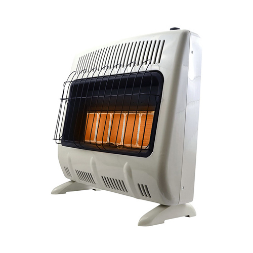 Mr. Heater F299830 Vent-Free Radiant Heater, 5 Plaque, 30000 Btu Heating, Propane