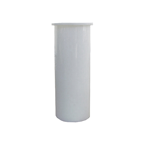 Kitchen Drain Tailpiece, Flanged, White PVC, 1-1/2 x 6-In.