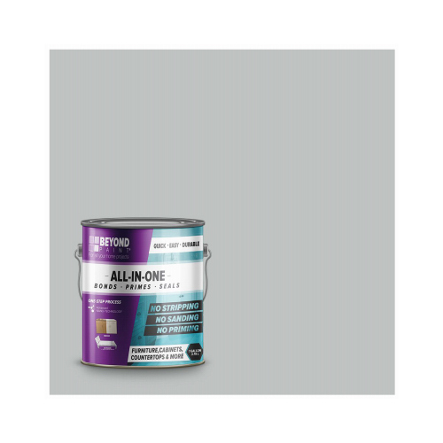 All-In-One Paint Matte Soft Gray Water-Based Exterior and Interior 32 g/L 1 gal Soft Gray - pack of 2