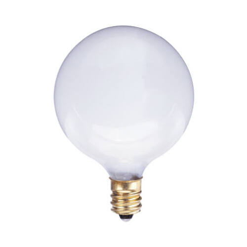 Westpointe 70970 Globe Light Bulbs, White, 40-Watts
