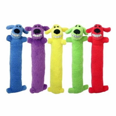 Multipet 47718 Loofa Dog Toy, Assorted Colors, Large