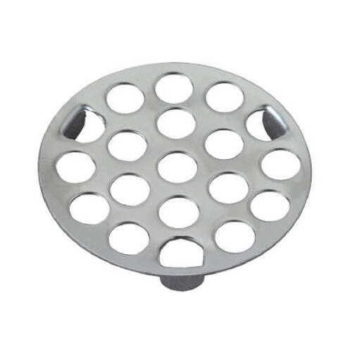 Drain Strainer, Snap In, Metal Chrome Finish, 1-7/8-In.