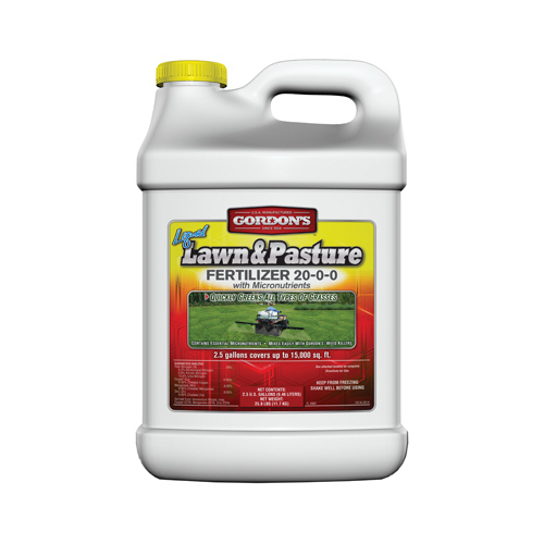 Lawn and Pasture Fertilizer, 2.5 gal Can, Liquid, 20-0-0 N-P-K Ratio
