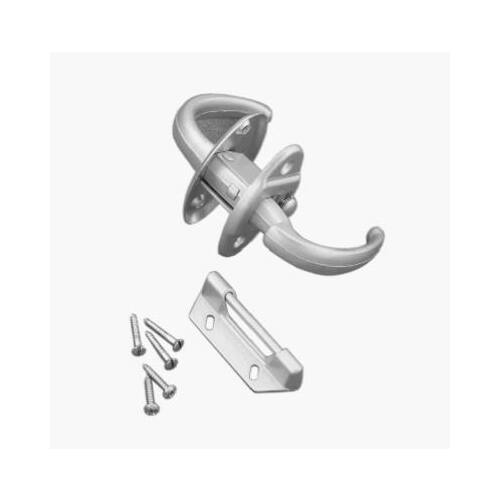 Wright Products V1000 Screen & Storm Door Latch, PushPull, Aluminum