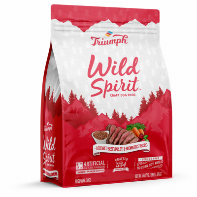 Sunshine Mills 00876 Wild Spirit Beef & Rice Dog Food, 3.5-Lbs.