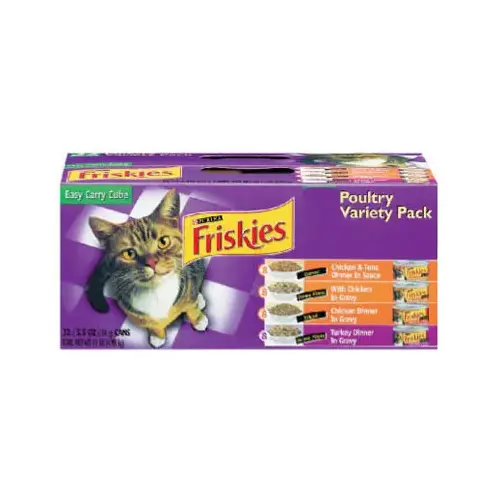 Cat Food Pack, Poultry Variety, 32-Ct. Cans