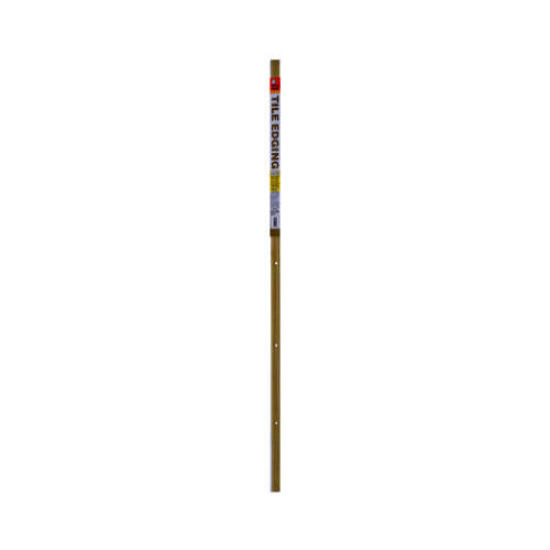 Thermwell Products H402SFB6 3/4 x 72-Inch Gold Tile Edge