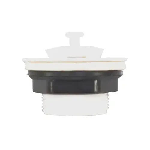 Bathtub Stopper, Plastic, White