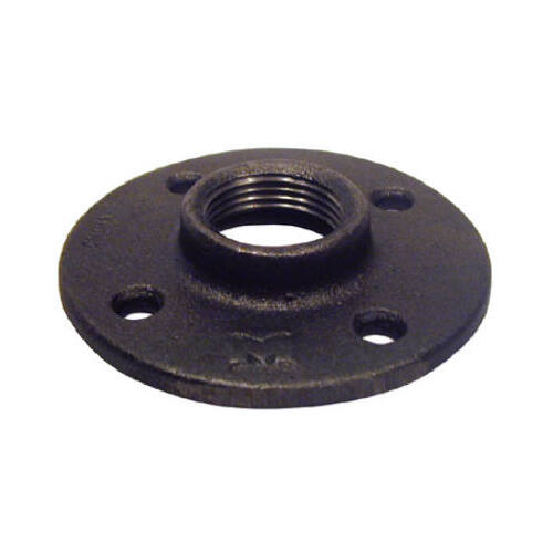 Southland 521-607HN Pipe Fitting, Black Floor Flange, 1-1/2-In.