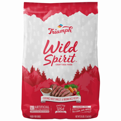 Sunshine Mills 00878 Wild Spirit Beef & Rice Dry Dog Food, 30 Lbs.