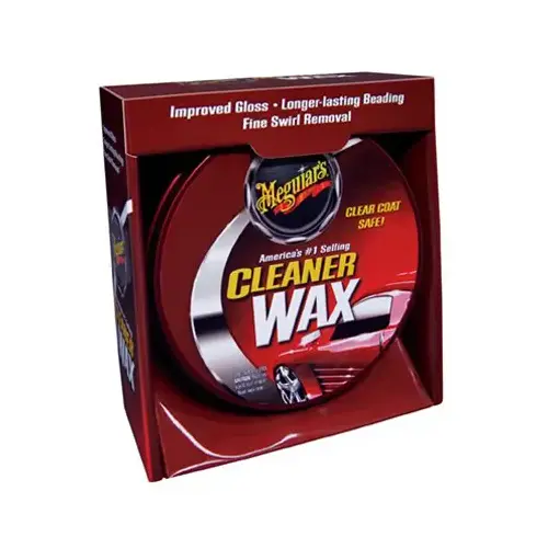 Meguiar's A1214 Cleaner Wax, 11 oz, Paste, Sweet Hydrocarbon Light Cream