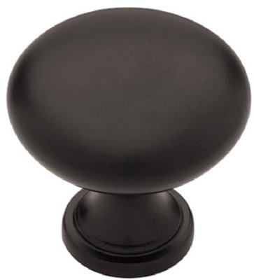 Liberty Hardware 69149 1.25-In. Black Round Cabinet Knob