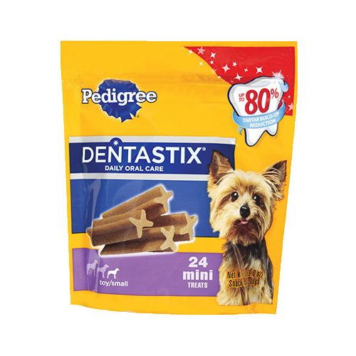 Pedigree 13972 Dentastix Dog Treats, Mini, 6-oz.