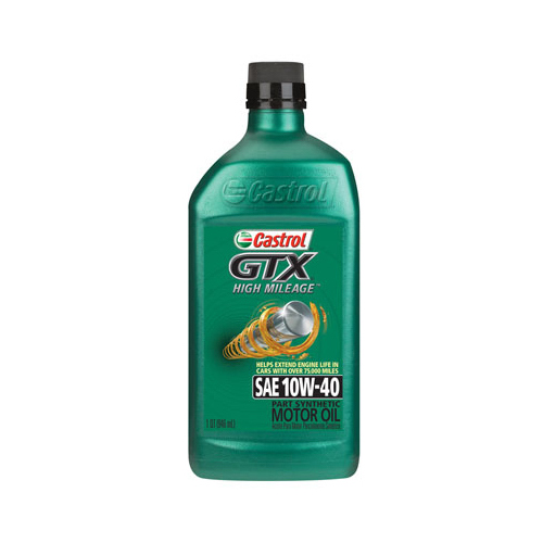 GTX Motor Oil, High-Mileage, 10W-40, 1-Qt.
