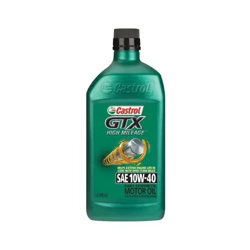 BP LUBRICANTS USA INC 149D7B-XCP6 GTX Motor Oil, High-Mileage, 10W-40, 1-Qt. - pack of 6