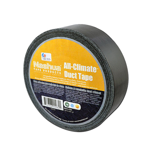 All-Climate Duct Tape, Black, 1.89-In. x 60-Yd.