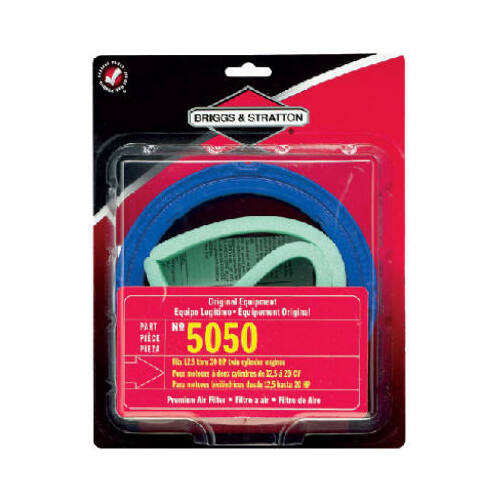 Briggs & Stratton 5050K Air Filter with Pre-Cleaner, Paper Filter Media