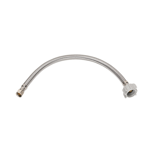 Homewerks Worldwide 723320122 Toilet Connector, Stainless Steel, 1/2