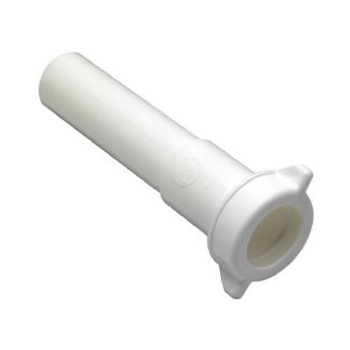 Master Plumber 775619 Lavatory Drain Extension Tube, White Plastic, 1.