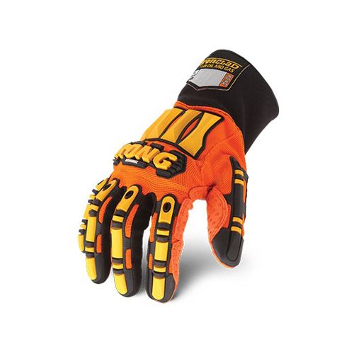 Ironclad Performance Wear SDX2-05-XL Kong Original Oil & Gas Safety Impact Gloves, Orange, Men's XL