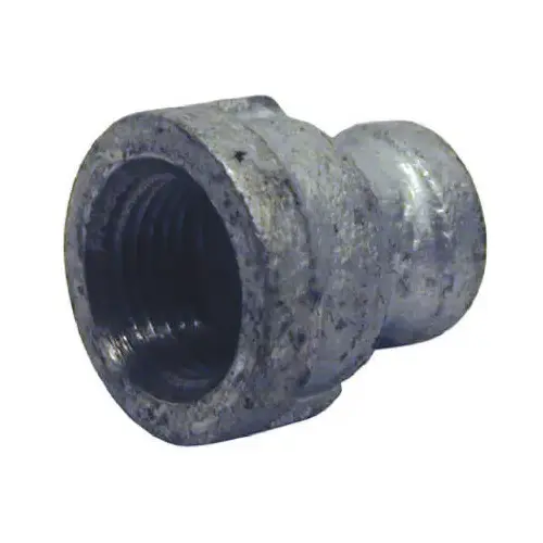 Pipe Fittings, Galvanized Reducing Coupling, 3/8 x 1/4-In.