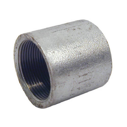 Pipe Fittings, Galvanized Merchant Coupling, 1-1/4-In.