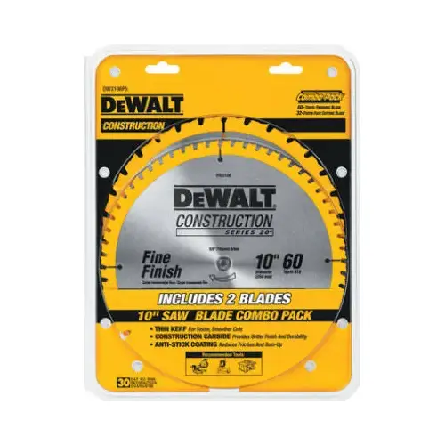 Series 20 Construction Circular Saw Blade Combo Pack