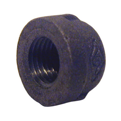 Black Pipe Fitting, Cap, 1/8-In.