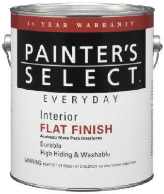 TRUE VALUE MFG COMPANY JEFD-GAL Everyday Exterior Flat Latex House Paint, Deep Base, 1-Gal.