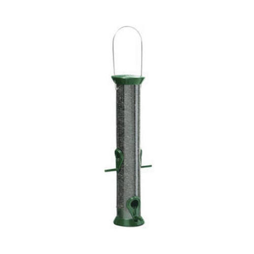 15-Inch Forest Green Mixed Seed Feeder