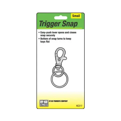 Trigger Snap with Split Ring, Small - pack of 5