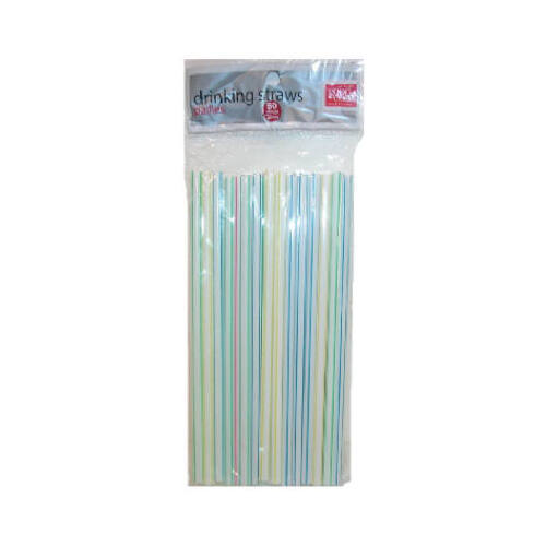 Jumbo Straws, Spiral Striped, 50-Ct. - pack of 6