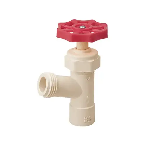 ProLine Series Boiler Drain Valve, 1/2 in Connection, 100 psi Pressure, CPVC Body