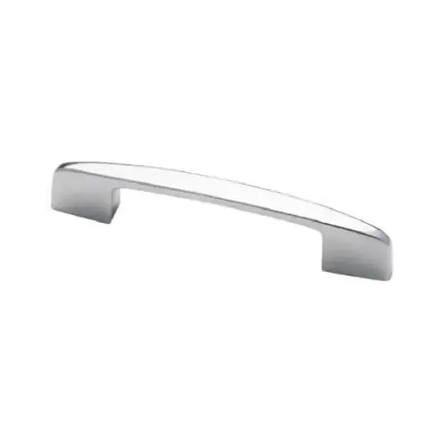 Wire Cabinet Pull, Chrome Plated, 4-In.