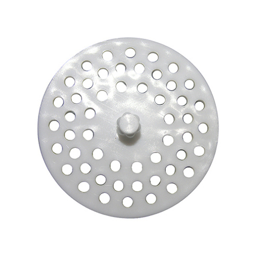 LARSEN SUPPLY CO., INC. 02-4021 White Plastic Disposal Sink Strainer,Fits Most,Carded