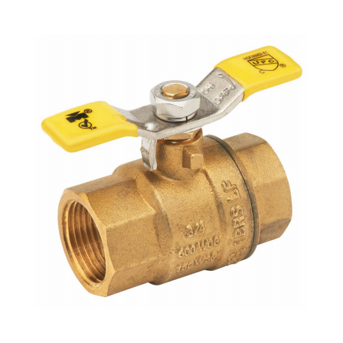 ProLine T-Handle Ball Valve , Brass, 1/2-In.