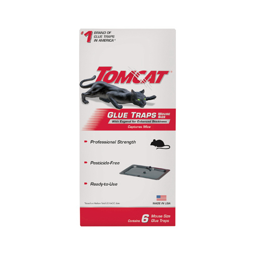 Tomcat 0362610 Mouse Glue Traps  pack of 6