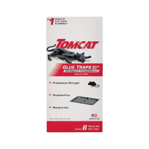 Tomcat 0362610 Mouse Glue Traps - pack of 6