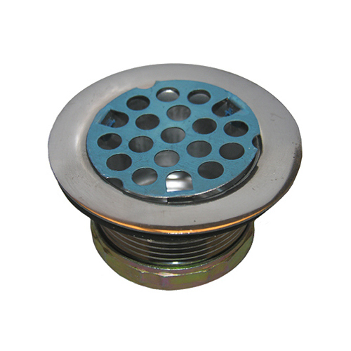 Sink Strainer, Chrome, 2-In. Drain Opening x 1.5-In.