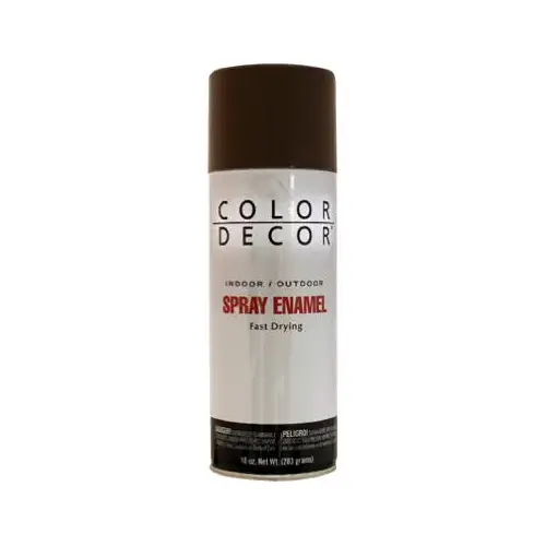 Spray Paint, Brown Gloss, 10-oz.