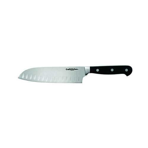 Robinson Home 80033 Santoku Knife, Bevel Edge, Triple Rivet, 7-In.