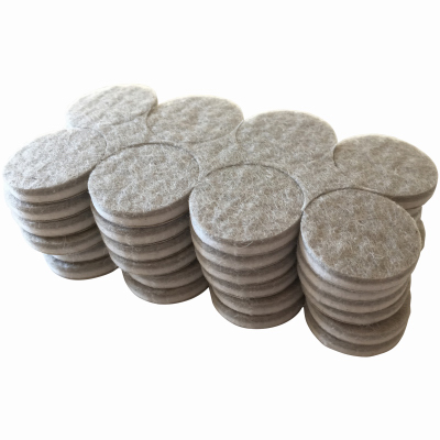 Shepherd Hardware 6708 Protective Pad, Felt, Beige, 1 in Dia, Round - pack of 48