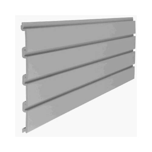 Suncast SW04G Storage Trends Slat Wall Section, Gray, 4Ft.