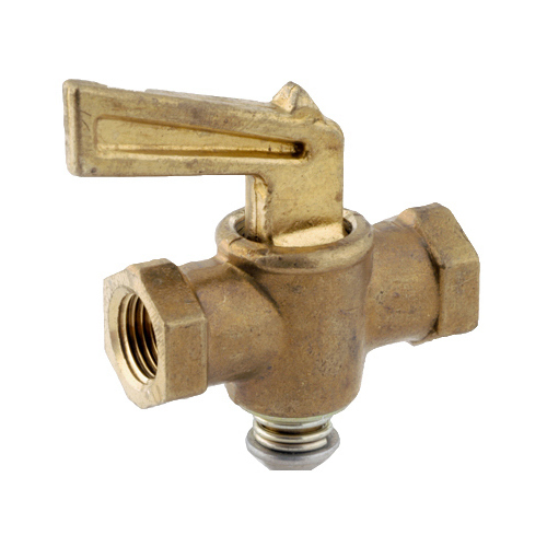 Anderson Metals 59234-02 PT Pipe Drain Valve, 1/8-In. FPT